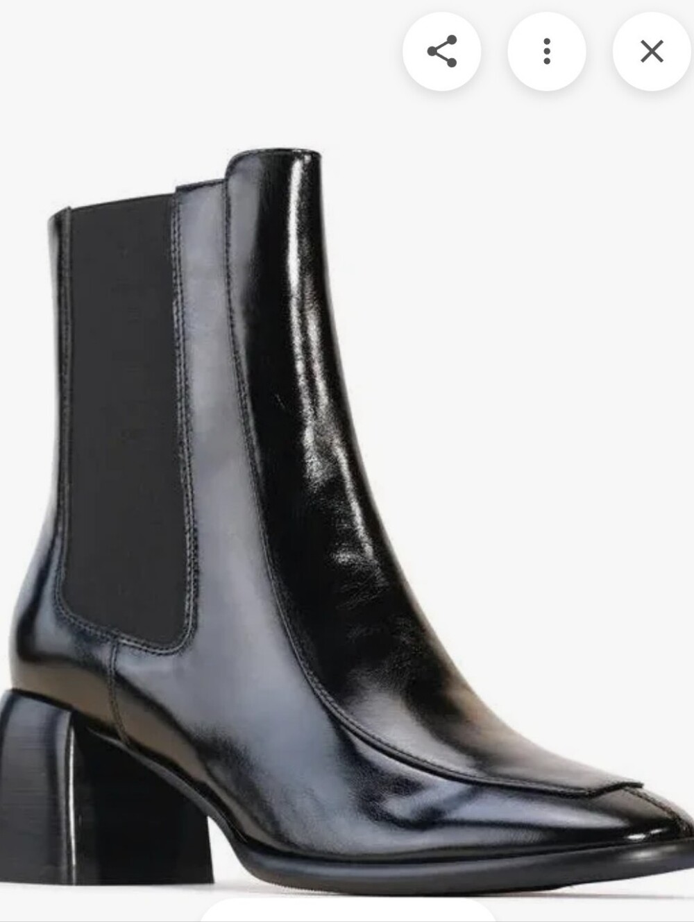 New...EOS Charcoal Boot In Black ....Size US 8.5-9